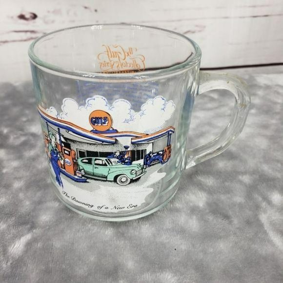 Gulf the Dawning Of A New Era Clear Coffee Cup - Picture 1 of 9